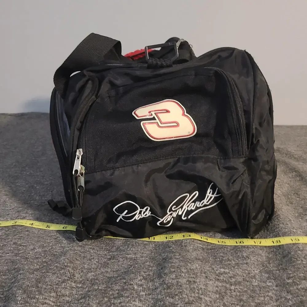 Vintage Dale Earnhardt Sr . #3 Travel/Duffle Bag Black No shoulder strap.